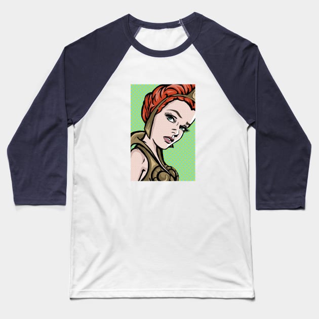 Teela Lichtenstein Baseball T-Shirt by FanboyMuseum